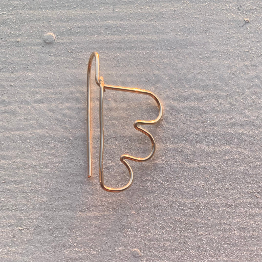mini wing in gold